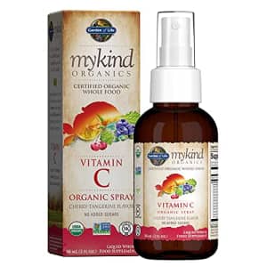 Garden of Life Organic Vitamin C for Kids and Adults, mykind Organics Vitamin C Spray for Skin for $8