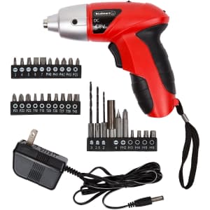 Stalwart 25-Piece 4.8V Screwdriver Set for $17