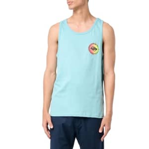 Quiksilver Men's Fade Long Sleeve Tee Shirt, Marine Blue 241 for $15