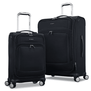 Samsonite Xpression 2-Piece Softside Spinner Luggage Set for $150