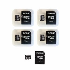 Patriot LX Series 16GB Micro SDHC - Class 10 UHS-I - 5 Pack (PSF16GMCSDHC5PK) for $27 Patriot LX Series 16GB Micro SDHC - Class 10 UHS-I - 5 Pack (PSF16GMCSDHC5PK) for $27