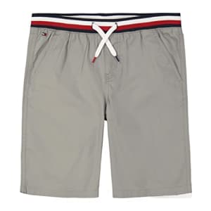 Tommy Hilfiger boys Drawstring Pull on Casual Shorts, Logo Wb Monument 22, Medium US for $30