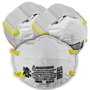 3M N95 Particulate Respirator 20-Pack for $20 3M N95 Particulate Respirator 20-Pack for $20