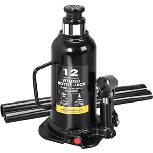 Torin 12-Ton Hydraulic Welded Heavy Duty Bottle Jack for $31