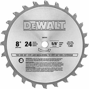 DEWALT Dado Blade Set, 8-Inch, 24-Tooth (DW7670) for $130