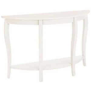 StyleWell Bellevale Demilune Solid Wood Console Table for $96 StyleWell Bellevale Demilune Solid Wood Console Table for $96
