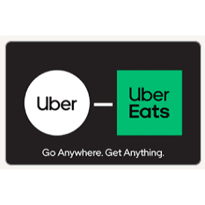 $100 Uber/Uber Eats Gift Card at PayPal: for $90