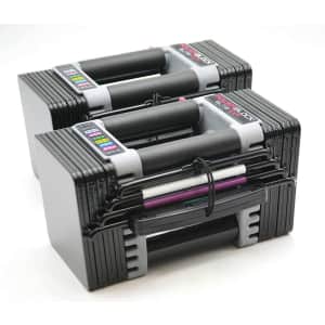 PowerBlock 50-lb. Adjustable Dumbbell Set for $240 PowerBlock 50-lb. Adjustable Dumbbell Set for $240