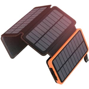 Addtop 25,000mAh Portable Solar Power Bank for $30 Addtop 25,000mAh Portable Solar Power Bank for $30