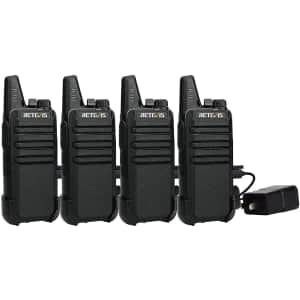 Retevis RT22 2-Way Radio 4-Pack: $40 Retevis RT22 2-Way Radio 4-Pack: $40