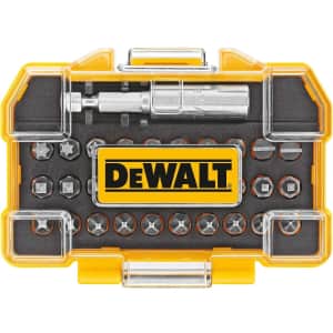 DeWalt 31-Piece Screwdriving Bit Set for $22