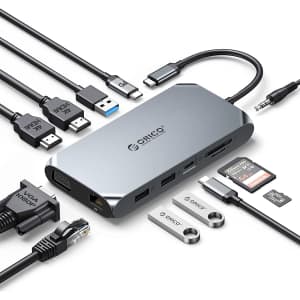 Orico X11 12-in-1 USB-C Docking Station for $110