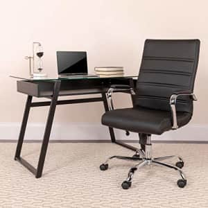 Flash Furniture High Back Office Chair | High Back LeatherSoft Executive Office Swivel Chair with for $130