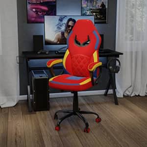 Flash Furniture Ergonomic PC Office Computer Chair - Adjustable Red & Yellow Designer Gaming Chair for $123