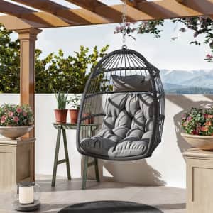 Yitahome Hanging Egg Chair for $109