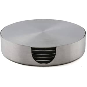Thirtystone Stainless Steel Coasters 6-Pack for $13