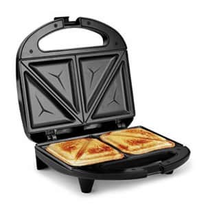 Elite Gourmet ESM2207 Sandwich Panini Maker Grilled Cheese Machine Tuna Melt Omelets Non-Stick for $16