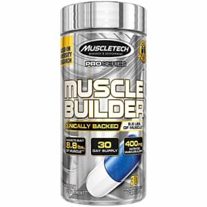 MuscleTech Muscle Builder Supplement with Peak ATP, Improved Muscle Building & Performance, 30 for $14