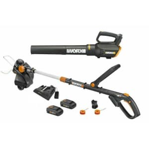 Worx 20V GT Revolution Cordless String Trimmer and Turbine Blower Combo Kit for $100 Worx 20V GT Revolution Cordless String Trimmer and Turbine Blower Combo Kit for $100