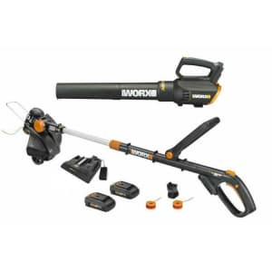 Worx 20V GT Revolution Cordless String Trimmer and Turbine Blower Combo Kit for $100