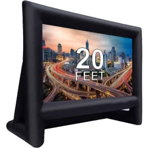 Laika 20-Foot Inflatable Outdoor Movie Projector Screen for $161