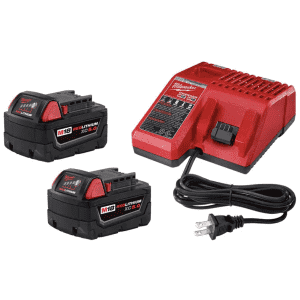 Milwaukee M18 18V Lithium-Ion XC Batteries and Charger Starter Kit for $199 w/ free tool worth up to $199
