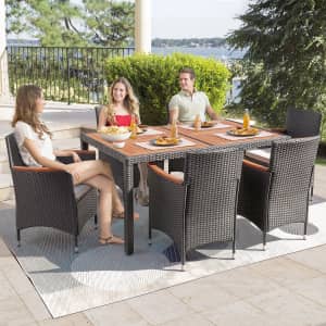 Lacoo 7-Piece Outdoor Dining Set for $369