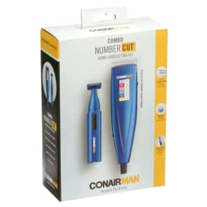 ConairMan Comb Number Cut Haircut Kit for $17
