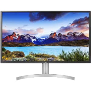LG 31.5" 4K FreeSync LED Gaming Monitor for $390 in cart