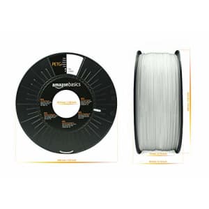 Amazon Basics PETG 3D Printer Filament, 1.75mm, Black, 1 kg Spool for $23