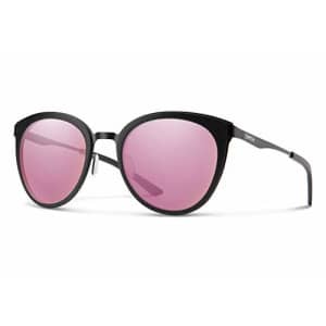 SMITH Somerset Sunglasses Matte Black/Pink Mirror for $90