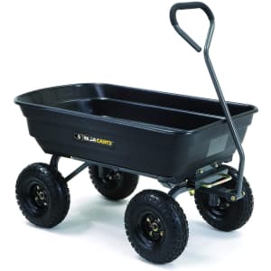Gorilla Carts Poly Garden Dump Cart for $109