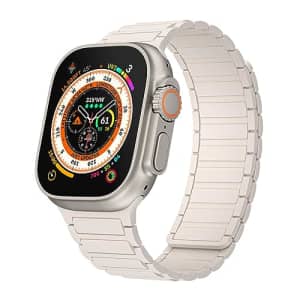 Magnetic Silicone Watchband for Apple Watch for $8