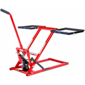 Pro-Lift 350-lb. Capacity Lawn Mower Jack Lift for $80 Pro-Lift 350-lb. Capacity Lawn Mower Jack Lift for $80