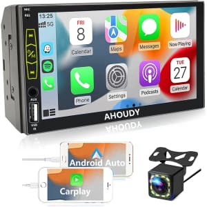 Ahoudy Double Din Car Stereo for $59