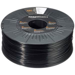 Amazon Basics ABS 3D Printer Filament, 1.75mm, Black, 1 kg Spool for $20 Amazon Basics ABS 3D Printer Filament, 1.75mm, Black, 1 kg Spool for $20