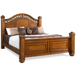 Picket House Furnishings Barrow Queen Poster Bed w/ Hidden Storage for $529 Picket House Furnishings Barrow Queen Poster Bed w/ Hidden Storage for $529