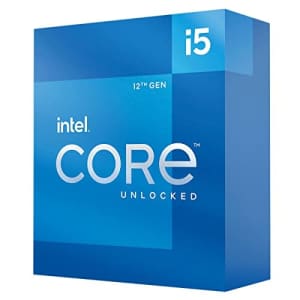 Intel Core i5-12600K Desktop Processor 10 (6P+4E) Cores up to 4.9 GHz Unlocked LGA1700 600 Series for $239