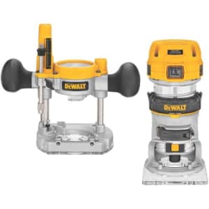 DEWALT Router Fixed/Plunge Base Kit, Variable Speed, 1.25-HP Max Torque (DWP611PK) for $212