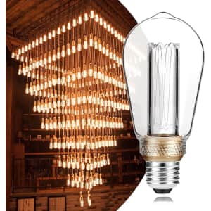Meconard 4W LED Vintage Edison Bulb 4-Pack for $10 Meconard 4W LED Vintage Edison Bulb 4-Pack for $10