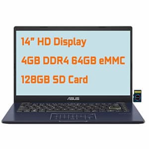 Asus Vivobook E410MA Thin and Light Premium Business Laptop I 14 HD Display I Intel Celeron N4020 I for $150 Asus Vivobook E410MA Thin and Light Premium Business Laptop I 14 HD Display I Intel Celeron N4020 I for $150
