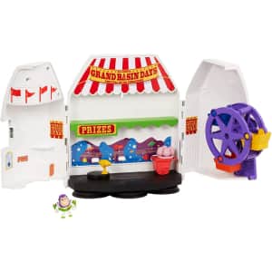 Disney Pixar Toy Story 4 Minis Buzz Lightyear's Star Adventurer Playset for $9