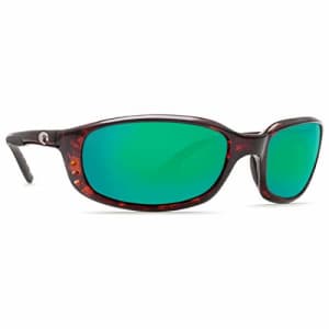 Costa Del Mar Costa Brine Readers Tortoise Plastic Frame Green Lens Men's Sunglasses BR10OGMP200 for $224