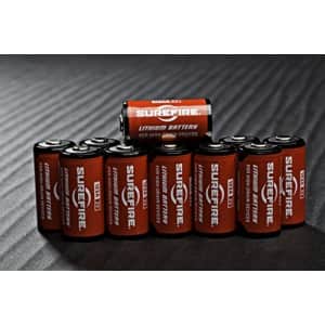 SureFire 12 Pack Carded 123A Lithium Batteries for $32
