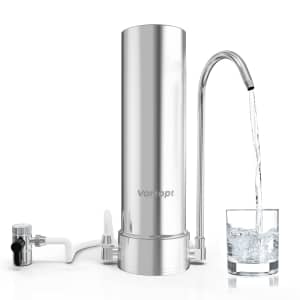 Vortopt 5-Stage Countertop Water Filter System for $32