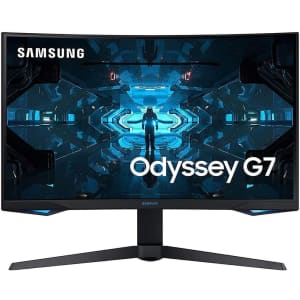 Samsung Odyssey G7 32" 1440p HDR 240Hz Curved G-Sync QLED Monitor for $590
