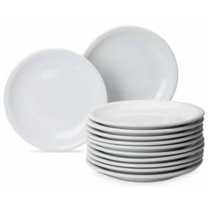AmazonCommercial 9" Dinner Plate 12-Pack for $35