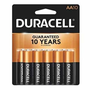Duracell - Coppertop Alkaline Batteries W/ Duralock Power Preserve Technology Aa 10/Pack "Product for $14