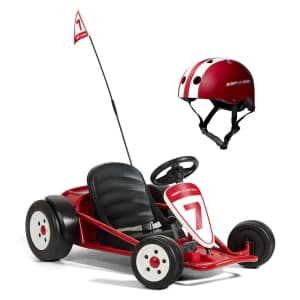 Radio Flyer Kids' Ultimate Electric Go-Kart + Helmet for $304
