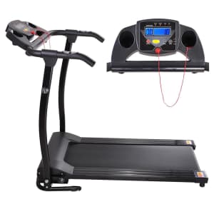 1,100-watt Portable Folding Electric Treadmill for $160 1,100-watt Portable Folding Electric Treadmill for $160